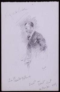 Sir Charles Holmes portréja alkotó: Francis Wilfred Lawson
