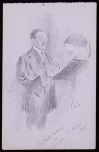 Sir Charles Holmes portréja alkotó: Francis Wilfred Lawson
