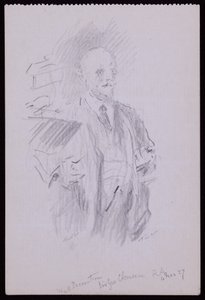Sir George Clausen portréja alkotó: Francis Wilfred Lawson