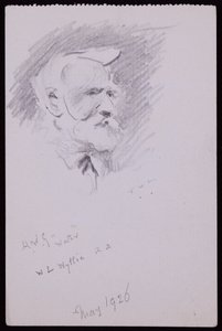 WL Wyllie portréja alkotó: Francis Wilfred Lawson