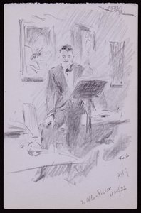 W Allan Pictor portréja alkotó: Francis Wilfred Lawson
