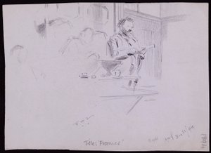 Vilmos portréja [? Morris alkotó: Francis Wilfred Lawson