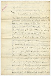 Antoine Barada jegyzéke Fran. Cruzat, Josef Bexmes, Dodier, Becquet és mások, 1782. április alkotó: Francisco Cruzat