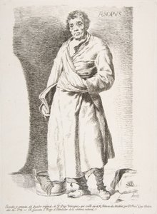 Aesop Aesopus, a Velazquez utáni rézkarcokból, 1778. alkotó: Francisco de Goya