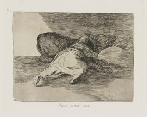 Valamelyik párt kiveszi. (Van belőle valami.), pl. 40 a The Disasters of War sorozatból alkotó: Francisco de Goya