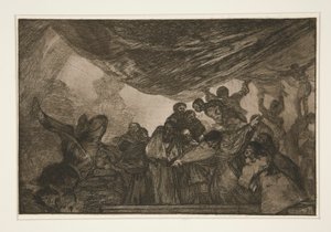Disparate claro (Clear Folly), pl. 15 a Los proverbios sorozatból alkotó: Francisco de Goya