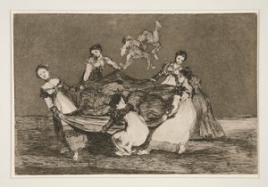 Különféle femenino (Feminine Folly), pl. 1 a Los proverbios sorozatból alkotó: Francisco de Goya