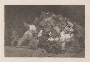Folly tábornok, más néven a macska és a bhakta ruhája, a Los disparate (A közmondások) sorozatból alkotó: Francisco de Goya