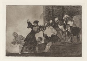 Különböző pobre (Poor Folly), más néven két fej jobb, mint egy, a Los disparates (Los proverbios) sorozatból alkotó: Francisco de Goya
