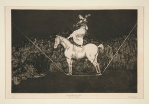 Különféle pontszerű (Punctual Folly), számozatlan lemez a Los proverbios sorozatból alkotó: Francisco de Goya