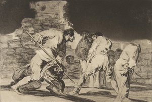 Hülyeség A Példabeszédek, kb. 1816-23, 1864-ben megjelent. alkotó: Francisco de Goya