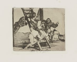 Nehéz a lépés! (Tétel alkotó: Francisco de Goya