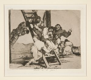Nehéz a lépés! (Tétel alkotó: Francisco de Goya