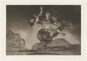 El Caballo Raptor (A lórabló), más néven La mujer y el potro, que los dome otro (Egy nő és egy ló, Hadd uralja őket valaki más), a Los absurdities (Los proverbios) sorozatból alkotó: Francisco de Goya