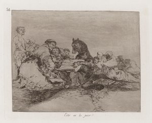 Ez a legrosszabb! (Ez a legrosszabb!), 74. tábla a The Disasters of War-ból alkotó: Francisco de Goya