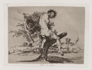 Ez még rosszabb, 37. tábla a The Disasters of War-ból alkotó: Francisco de Goya