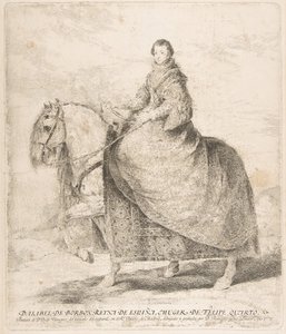 Bourbon Izabella, Spanyolország királynője és IV. D. Fülöp felesége Isabel de Borbon, Reyna de Esp..., 1778. alkotó: Francisco de Goya