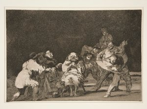 Hűség, pl. 17 a Példabeszédek sorozatból alkotó: Francisco de Goya