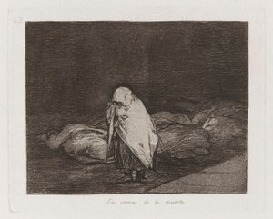 The Beds of Death, 62. tábla a The Disasters of War-ból alkotó: Francisco de Goya