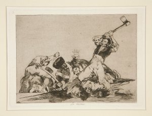 Ugyanaz (Ugyanaz), pl. 3. A háború katasztrófáiból alkotó: Francisco de Goya