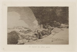 Ugyanaz máshol (The Same Elsewhere), 23. tábla a The Disasters of War-ból alkotó: Francisco de Goya