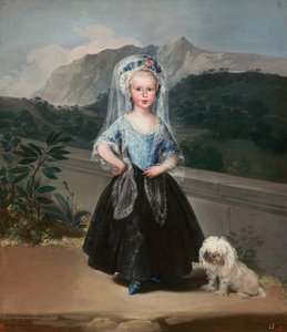 María Teresa de Borbón y Vallabriga, később Chinchón grófnője, 1783. alkotó: Francisco de Goya