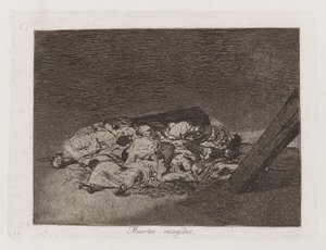 Harvest of the Dead, 63. tábla a háború katasztrófáiból alkotó: Francisco de Goya