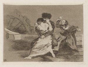 No quieren [sic] (Nem teszik alkotó: Francisco de Goya