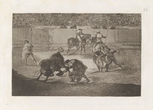 Pepe Illo kivágja a bikát (Pepe Illo Making the Pass of the alkotó: Francisco de Goya