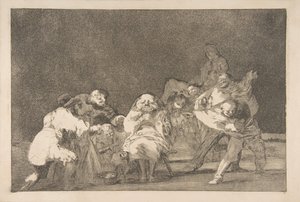 17. tábla az „Eltérőktől”: Loyalty, kb. 1816-23 magánnyomda kb.1854. alkotó: Francisco de Goya