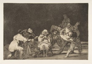 17. tábla a Disparatestől: Loyalty, kb. 1816-23, 1864-ben megjelent. alkotó: Francisco de Goya