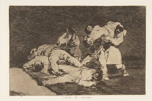 21. tábla a The Disasters of War Los Desastres de la Guerra-ból: It w..., 1810, 1863-ban megjelent. alkotó: Francisco de Goya