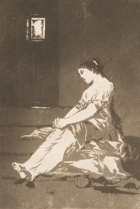 32. tábla Los Caprichosból: Mert fogékony volt., 1799. alkotó: Francisco de Goya
