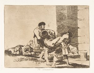 56. tábla a „The Disasters of War” Los Desastres de la Guerra-ból: „To..., 1811-12, 1863. alkotó: Francisco de Goya