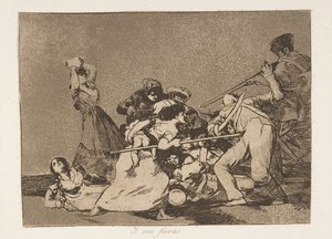 5. tábla a „The Disasters of War” Los Desastres de la Guerra-ból: „És t..., 1810, 1863. alkotó: Francisco de Goya