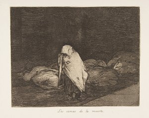 62. tábla a The Disasters of War Los Desastres de la Guerra-ból: Th..., 1811-12, megjelent 1863. alkotó: Francisco de Goya