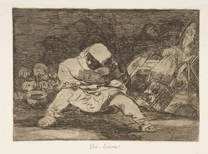 68. tábla a The Disasters of War Los Desastres de la Guerra...-ból, 1814-15 után, 1863. alkotó: Francisco de Goya