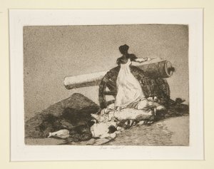 Micsoda érték! (Micsoda bátorság!), pl. 7 A háború katasztrófáiból alkotó: Francisco de Goya