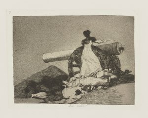 Micsoda érték! (Micsoda bátorság!), pl. 7. A háború katasztrófái című sorozatból alkotó: Francisco de Goya