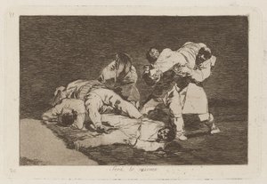 Lenni? Ugyanaz lesz, 21. tábla a The Disasters of War-ból alkotó: Francisco de Goya