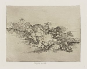 Mindig megtörténik. (It Always Happens.), pl. 8 a The Disasters of War sorozatból alkotó: Francisco de Goya