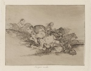 Mindig megtörténik (It Always Happens), pl. 8 a The Disasters of War sorozatból alkotó: Francisco de Goya