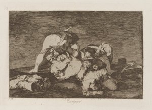 Egyik sem (Ne [Do These] sem), pl. 10 a The Disasters of War sorozatból alkotó: Francisco de Goya