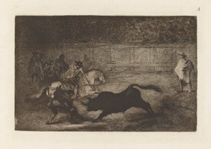 Egy spanyol lovas összetör alkotó: Francisco de Goya