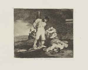 Y no hai remedio. (És ott alkotó: Francisco de Goya