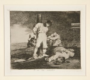 Y no hai [sic] remedio (And There alkotó: Francisco de Goya