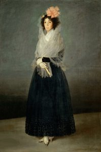 Del Carpio grófnő portréja, Marquesa de la Solana 1757-1795, kb. 1794. alkotó: Francisco Goya de