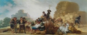 La Era o El Verano (A cséplő vagy A nyár). 1786 alkotó: Francisco de Goya