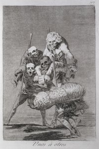 193-0082177 Mit tesz az ember a másikkal, a „Los caprichos” 77. táblája alkotó: Francisco Jose de Goya y Lucientes