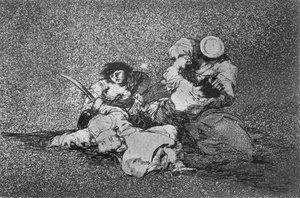193-0082185 A nők bátorságot adnak, „A háború katasztrófái” 4. táblája alkotó: Francisco Jose de Goya y Lucientes